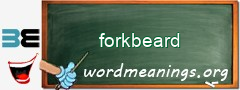 WordMeaning blackboard for forkbeard